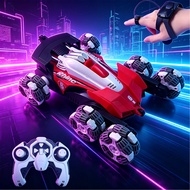 RC 6WD , LED ,360° , 8-12 Kereta RC Stunt 6WD dengan Pengesan Gestur Kawalan Jauh, Off Road Rock Cra