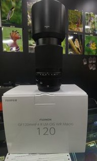 fujifilm gf 120mm f4 macro GF 120 mm 全新一樣，行貨過保養 中幅鏡 收購各類型相機及鏡頭，價錢合理 welcome trade in camera and lens
