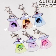 Anime Alien Stage Mizi Sua Till Ivan Hyuna Luka Cosplay Keychain Acrylic Airship Pendant Keyring