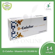 D-Colefor 20.000 IU Soft Capsules Vitamin D 20000 IU 14 softgels