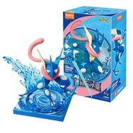 BLOKEES ตัวเลข Pokemon Building Block ของเล่น Charizard Ceruledge Greninja Meowscarada Action Figure