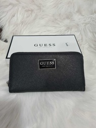 กระเป๋าสตางค์ใบยาว Guess Long Wallet กระเป๋าสตางค์ใบยาวสุดคลาสสิก วัสดุ Saffiano