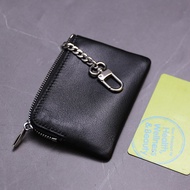 dompet perempuan cute dompet perempuan Simple Mini Key Case Girl Card Holder Soft Cowhide