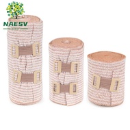 NAESV Elastic Bandage Wrap, High Elasticity Strong Compression Elastic Tendon Bandage, with Clip Clo