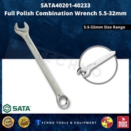 SPANNER WRENCH / WRENCH SET / COMMON RING WRENCH SET / SATA FULL POLISH COMBINATION WRENCH - New & O