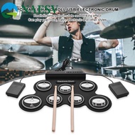 NAESV 1 Box Electronic Drum Set, 7-Pads USB Portable Electronic Drum, Jazz Drum with Sound Effect Pa