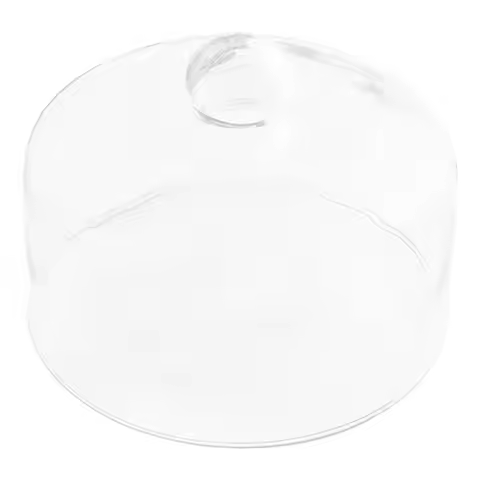 18Cm Glass Food Cover Dome Clear Cake Stand Lid for Dessert Display Freshness Protection Bakery Cafe