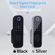 HBD metal door smart fingerprint lock biometric electronic lock anti-theft  smart door digital lock