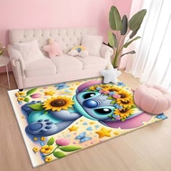 Stitch rug, black rug, fashion rug, animal rug, thin rug, machine washable rug