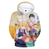 New Anime Kobayashis Dragon Maid Hoodies Sweatshirt In Popular Hoodie Clothes
