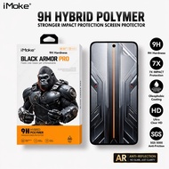 iMoke 9H Black Armor Pro Screen Protector For infinix GT 50 Pro/GT 30 Pro/GT 20 Pro/GT 10 Pro/Note 6