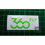Sticker 360 Fly Helmet Visor Sticker/