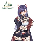 EARLFAMILY Akuma Nihmune Anime Car Sticker Occlusion Scratch Caravan Racing Drifting Computer Cooler
