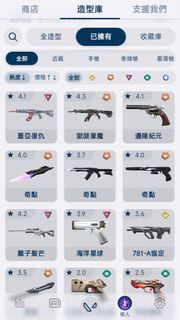 Valorant 遊戲內槍枝造型