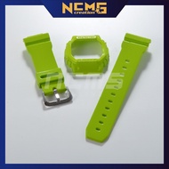 [Stock Clearance] Bnb Dw5600 Tali Jam G Shock Tali Dw5600 Kermit Green Casio G Shock Strap Custom