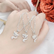 Fox necklace, 925 silver for luck and love - jena sliver