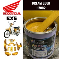 [HONDA EX5 Dream Gold H7002] Cat Motor Aikka DIY Aerosol Cat Spray Motor Emas 金色 Motor Cover| Motor Paint