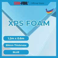 SUNFOIL Extruded Polystyrene Foam XPS Foam Board [1.2m x 0.6m] Noise Reduction Kurang Haba