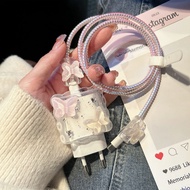 20W Butterfly Cartoon Charging Cable Decoration Set 18w 35W Charger Case