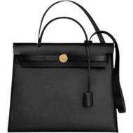 HERMES Herbag 31 帆布黑色金色五金印章全套 H072069CCAA