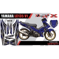 LC135 V1 COVERSET BODY STICKER CUSTOM