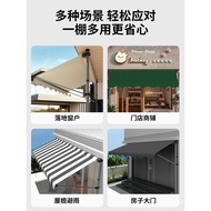 Sunshade Foldable Door Balcony Canopy Household Retractable Shop Upright Door Courtyard Eaves Shrink