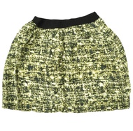 TOGA PULLA 日本製造 印花銅氨纖維迷你裙 TP02-FG271 均碼 黑色/黃色 易穿下裝 [二手] [TOGA PULLA]