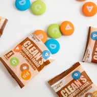 Penlab 4pcs/pack Mini Letter Chocolate Erasers Sweet Bean Shape Less Dust TPE Eraser for Pencil Clea