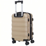 HOT SALE 20 inch/21 inch portable rotating luggage, hard expandable luggage, 20 inch champagne color