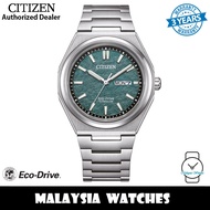 (100% Original) Citizen AW0130-85X Zenshin Eco Drive Sapphire Crystal Glass Super Titanium Case & St