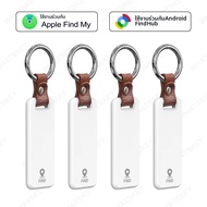 ชุดอุปกรณ์ติดตามอัจฉริยะแบบสองระบบ 4 ชิ้น ใช้งานได้กับ IOS และ Android รองรับ Google Find Hub แท็กติ