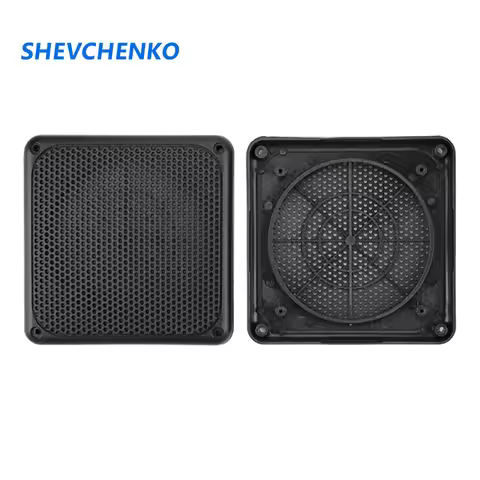 SHEVCHENKO 4 Inch Car Square Speaker Grilles Protective Mesh Cover PP Plastic For Car Speaker Net Co