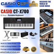 Casio CT-X700 61-Keys Portable Keyboard, Bundle Set Bundle Set Electric Keyboard Full Package Piano 