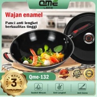 Qme 32CM ENAMEL Multipurpose Frying Pan/32CM Non-Stick Frying Pan