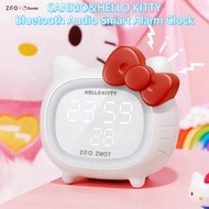 Etronik Sanrio Hello Kitty Cartoon Smart Bluetooth Alarm Clock Speaker Cute Portable Audio Ornament 