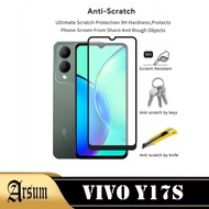 LAYAR Tempered Glass Screen VIVO Y17S Smartphone Front Screen Protector