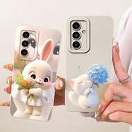 For Samsung Galaxy F13 4G Case SM-E135F New Creative Rabbit Cat Soft Silicone Phone Casing For Samsu