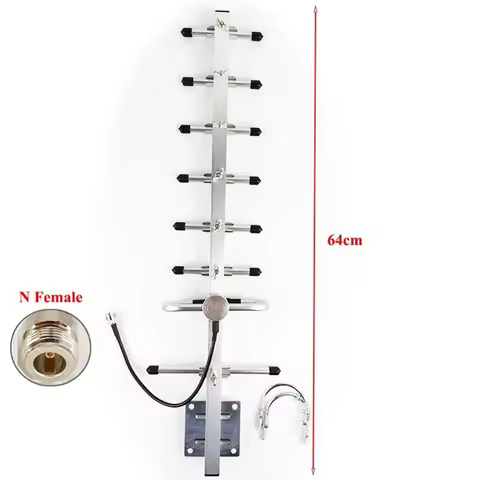 915MHz 12dBi Yagi LoRa Antenna,Long-Distance US915 LoRaWAN,Ideal for Helium Miner and RAK/HELTEC/Sen