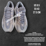 Preloved Shoes Men Gray Suede US9.5/EU43/27.5CM