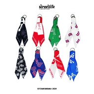 GANTUNGAN Bandana Keychain Keychain Bandana Bag Charm Carabiner Custom Keychain/ Bandana Keychain/