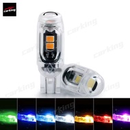1PCS T10 W5W lens Led Flash Strobe Bulb 194 WY5W Flashing Interior Parking License Plate Signal Lamp