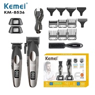 Kemei KM-8536 Hair Clipper Trimmer 9000RPM 2500MAH KM8536 Cukur Rambut KM 8536