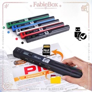 FableBox Mini Portable Document Scanner | 900DPI | JPG/PDF | Wireless Handheld Handy Scan | A4 Digit