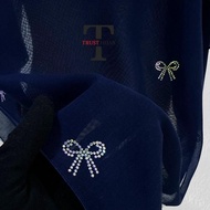 Bidang 50 ASTANA RIBBON TUDUNG BAWAL COTTON BATU MANIK TABUR B50 B55 PREMIUM VOILE