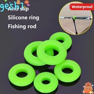 GESH1 10Pcs Fishing Pole Stopper, Anti-Slip High Elasticity Fishing Rod Stop Ring, Anti-detachment S