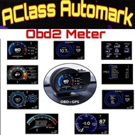 OBD2 Meter AP6 Voltage Watertemp RPM Proton Perodua Honda Toyota Nissan digital meter