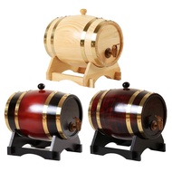 [mfnpqcn] Vintage 3L/1.5L Pine Wine Barrel Special Dispenser Bucket Beer Casks with Stand For Tequil