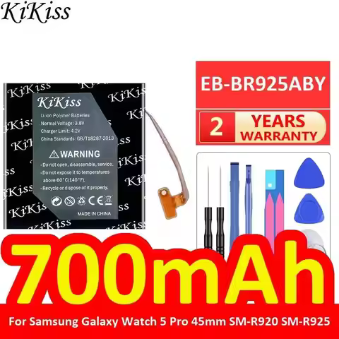For Samsung Galaxy Watch 5 Pro 45Mm SM-R920 SM-R925 EB-BR925ABY Safe 700Mah Reliable Power Battery