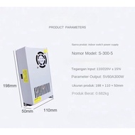 Switching Power Supply SMPS 5V 12V 24V 36V 48V Adaptor AC-DC 8A 10A 20A 30A 40A 50A 60A 200W-600W