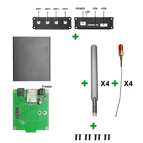 5G module adapter board B key M.2 to USB3.0 5G modem for SIMcom Sierra Wireless and Fibocom 5G modul